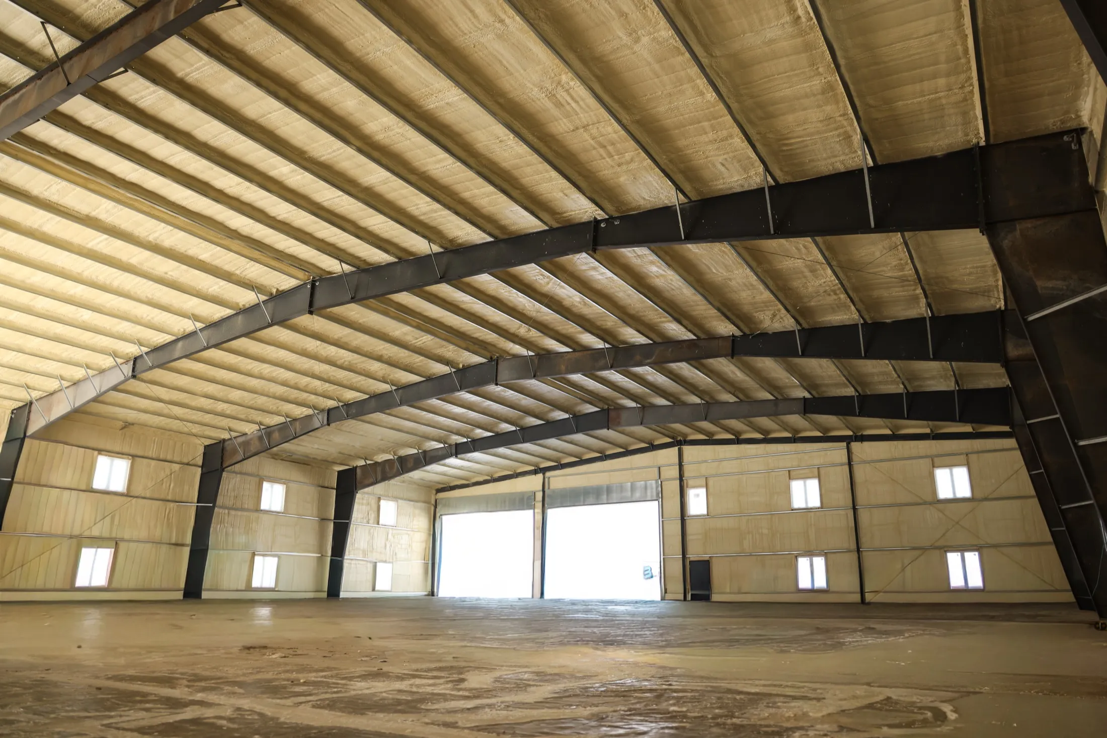 Metal building insulation
